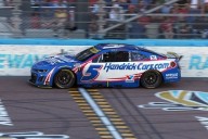 Kyle Larson wins second NASCAR championship, denying Denny Hamlin in overtime