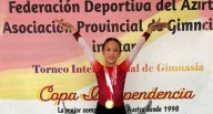 Gimnasta piurana Damaris Calle gana 5 medallas de oro