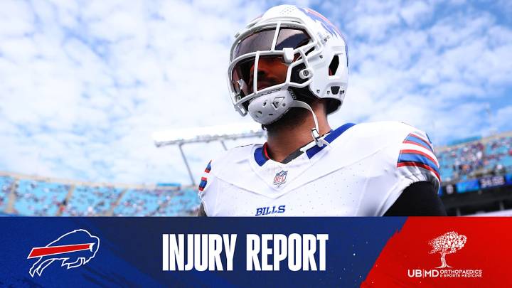 Buffalo Bills Injury Report vs. Dolphins