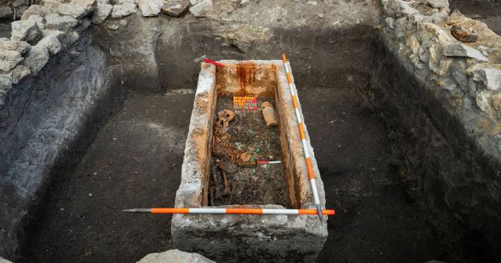 Archaeologists lift the lid on a 1,700-year-old Roman sarcophagus hidden beneath Budapest