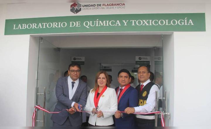 Unidad de Flagrancia de Trujillo ya cuenta con moderno laboratorio de Química y Toxicología