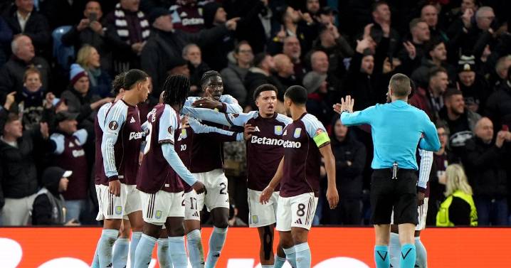 Aston Villa players caught up in ugly scenes after Donyell Malen goal vs Young Boys