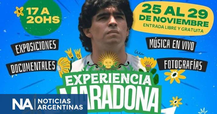 Merlo homenajeará a Diego Maradona con cinco días de cine, muestras y música