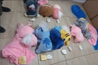 Detuvieron a una pasajera con cocaína oculta en peluches durante un control