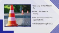 East Loop 340 construction to close lanes nightly in Waco