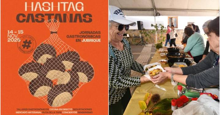 Jubrique se ve obligado a aplazar su tradicional fiesta gastronómica Hashtag Castañas por lluvias