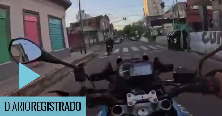 Impresionante persecución a un delincuente de 18 años que robó un celular en La Boca