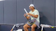 Rafa Nadal vuelve a jugar al tenis un año después de su retirada: "Fue una gran sensación volver a una pista"