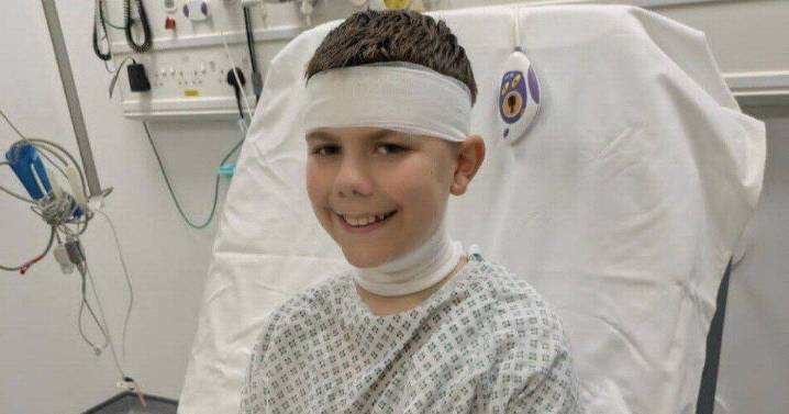 Hero boy, 11, hit in head by firework after throwing himself in way of baby sister