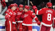 Red Wings rookie Nate Danielson has goal and assist for first NHL points in 4