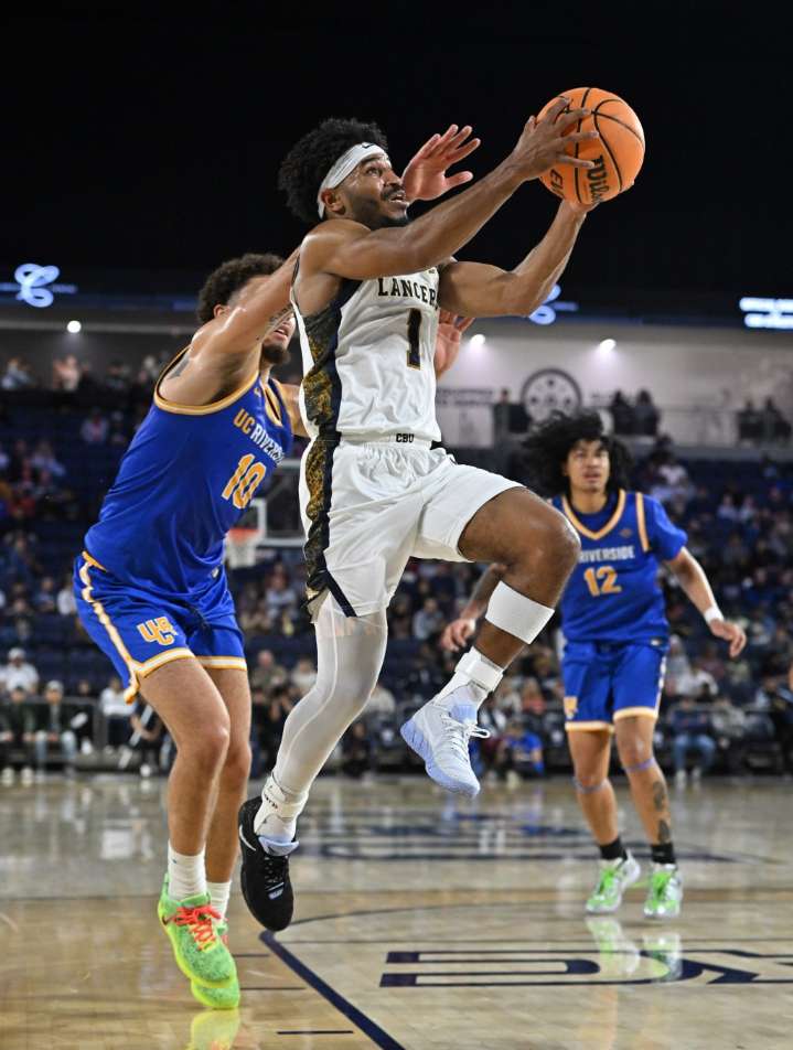 California Baptist men’s basketball team rolls past UC Riverside in ‘Crosstown Showdown’