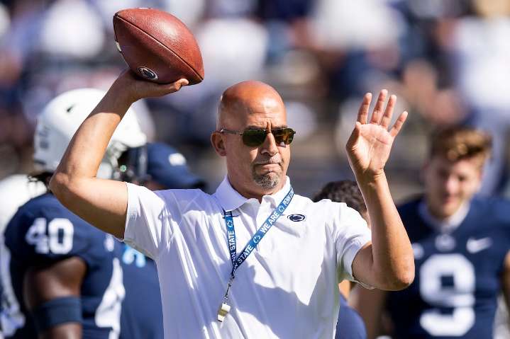 Former Penn State coach James Franklin appears to be in the mix for the Arkansas and Virginia Tech jobs