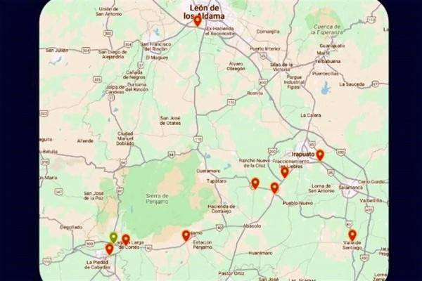 Suman nueve bloqueos de campesinos en Guanajuato