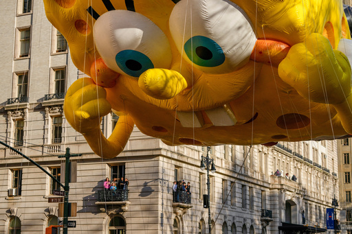 Fotos de los globos del desfile anual de Acción de Gracias de Macy's