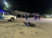 Un menor de 13 años hospitalizado tras colisionar en moto