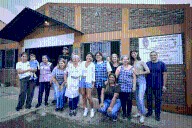 Mayra entregó equipamiento a un centro comunitario de La Matera