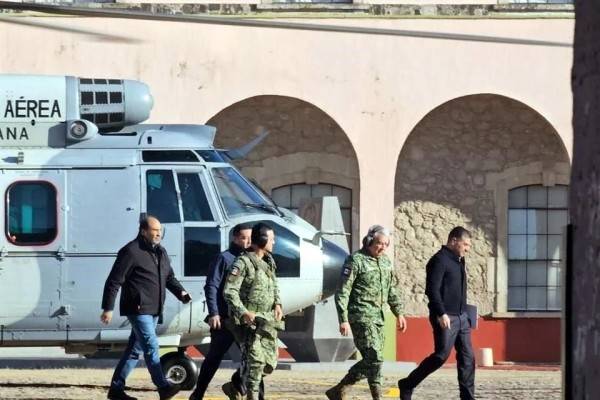 Presenta Harfuch planes de seguridad en Morelia y Uruapan