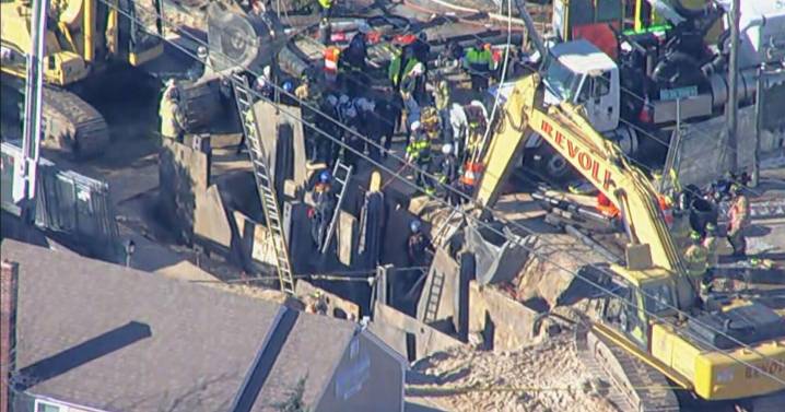 Trench collapse in Yarmouth, Massachusetts kills worker, 2 others hospitalized after long rescue effort