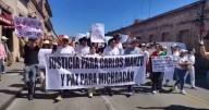 Estudiantes de Morelia y Uruapan marchan para exigir justicia por el asesinato del alcalde Carlos Manzo