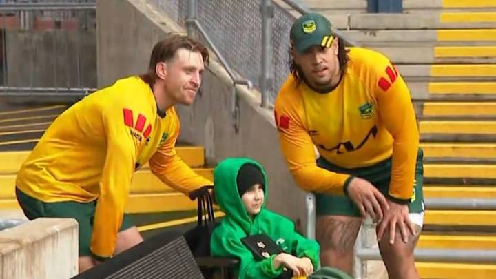 Munster's moving act for kid with cancer