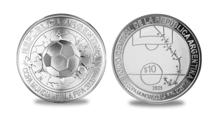 Moneda conmemorativa de Maradona causa furor en Argentina: se agotó en tres días