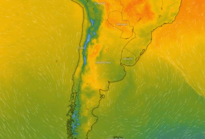 Sin alertas. El pronóstico del tiempo para este sábado 22 de noviembre en todo el país