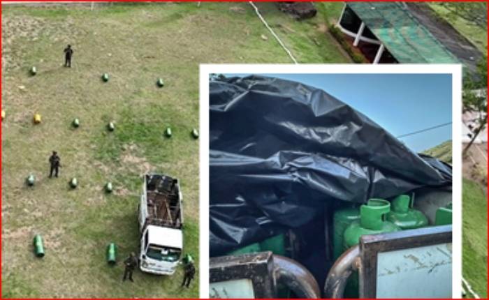 Ejército frustró atentado terrorista en Huila tras recuperar 47 cilindros de gas robados por Disidencias de las Farc