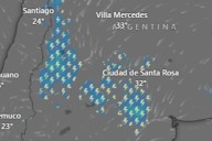 En tres provincias. Emiten una alerta amarilla por lluvias y tormentas para este martes