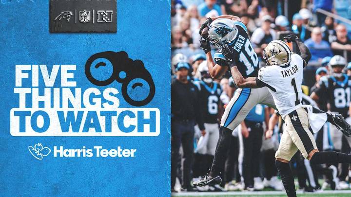 5 things to watch from a possible Jalen Coker game to facing a rookie QB against the Saints