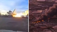 Kentucky Plane Crash Video: Exact Moments Of Impact Captured As UPS Cargo Plane Explodes In Louisville; 3 Killed