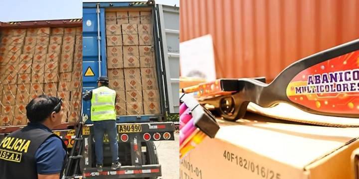 Más de 94 toneladas de pirotécnicos no autorizados son incautados en operativo de Sunat y Sucamec