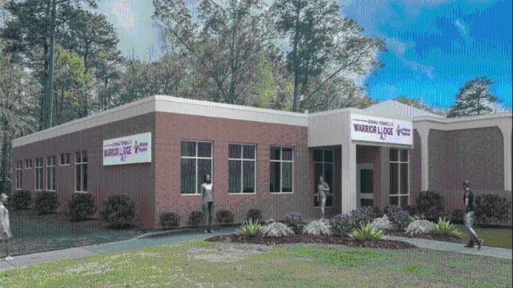 Donna Terrell's Warrior Lodge at Jefferson Regional nearing completion