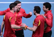 Gesta de España para avanzar en la Davis