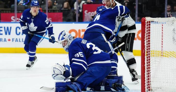 Byfield scores in OT, Kings top Leafs 4-3 and hand Toronto its fourth straight loss