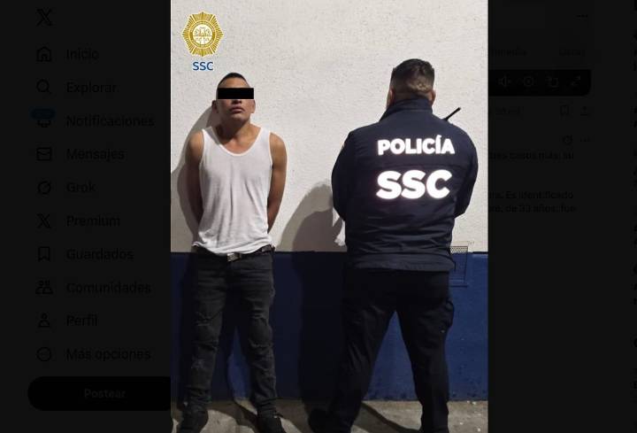 Trasladan al reclusorio Norte al acosador de la Presidenta