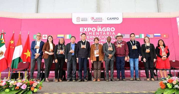 Delfina Gómez inaugura la Segunda Expo Agro Alimentaria Internacional Estado de México 2025