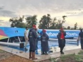 Brutal temporal de viento y lluvia arrancó un tinglado de un polideportivo en Córdoba: fue el segundo en pocos días