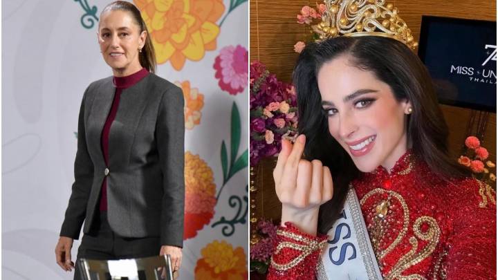 Felicita Sheinbaum a Fátima Bosch por su triunfo en Miss Universo