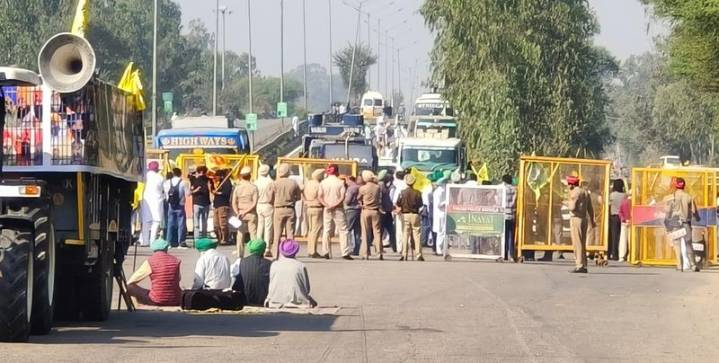 Protesting farmers stopped at Shambhu, police preventing attempt of 'pakka morcha'