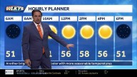 More sunshine but cooler on Sunday