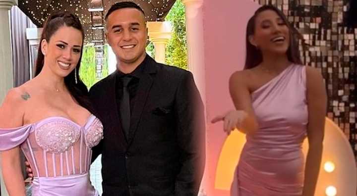 ¡No se sueltan! Melissa Klug y Jesús Barco fueron captados juntos en el cumpleaños de Samahara Lobatón