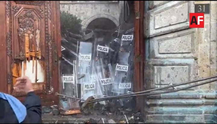 Una segunda marcha de la Generación Z terminó en disturbios en Guadalajara