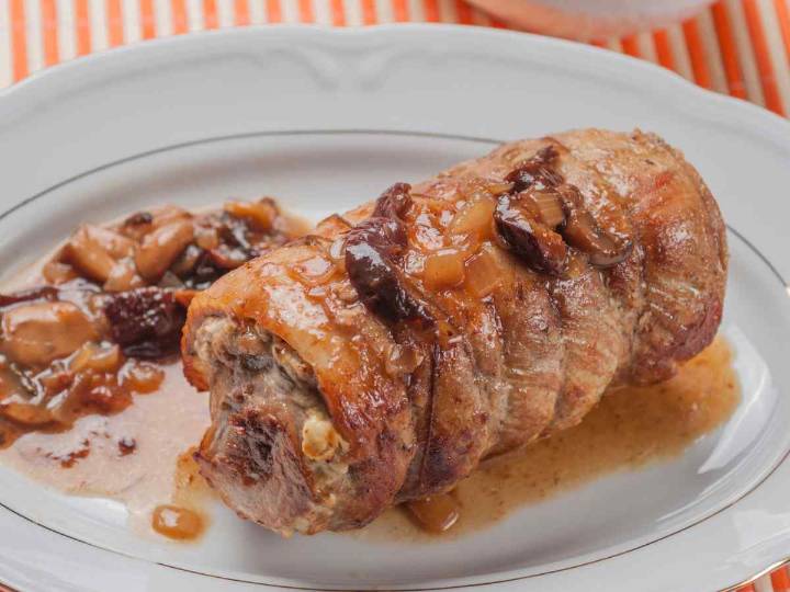 Receta fácil de pierna mechada, con frutos secos y semillas