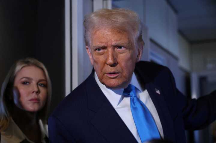 Trump spent years building this Epstein denial — a Karoline Leavitt slip just destroyed it