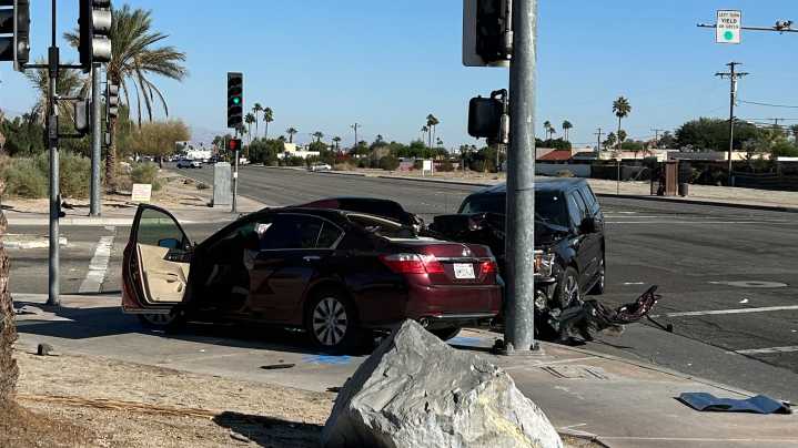 Palm Springs crash injures three people