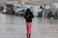 Heavy winter rains batter Gaza, destroying makeshift shelters