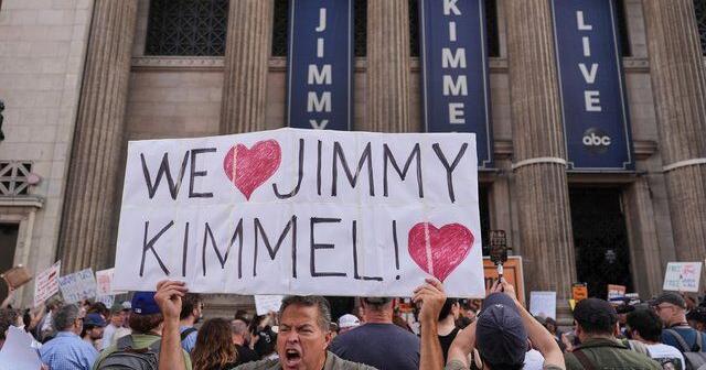 Trump steps up attacks on ABC and Jimmy Kimmel, says network should 'get the bum off the air'