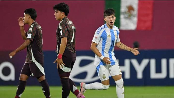 La Selección argentina Sub-17 pierde 2-1 ante México por los 16vos de final del Mundial