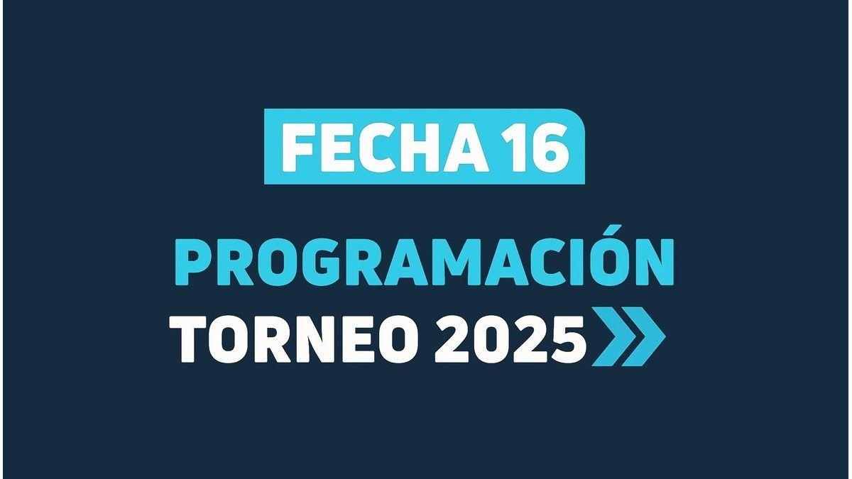 Días, horarios y árbitros para la fecha 16 del Torneo Clausura