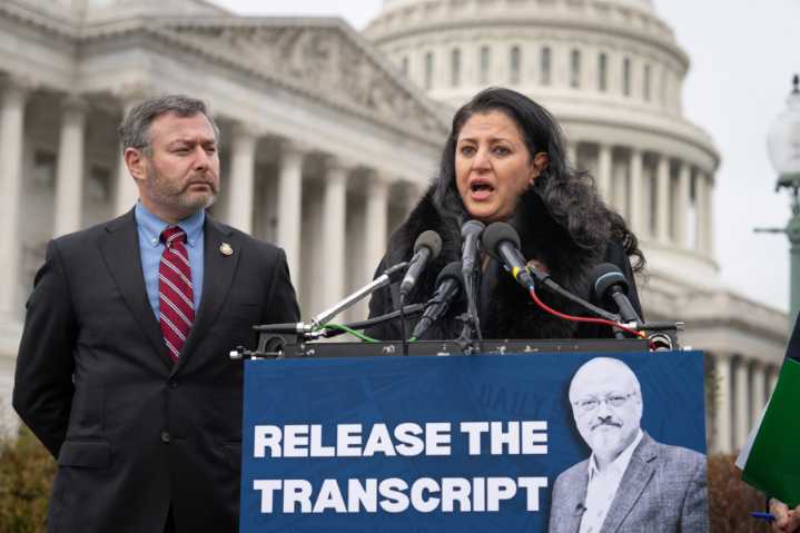 Kashoggi’s widow and Democrats demand release of a call transcript with Trump and Saudi crown prince